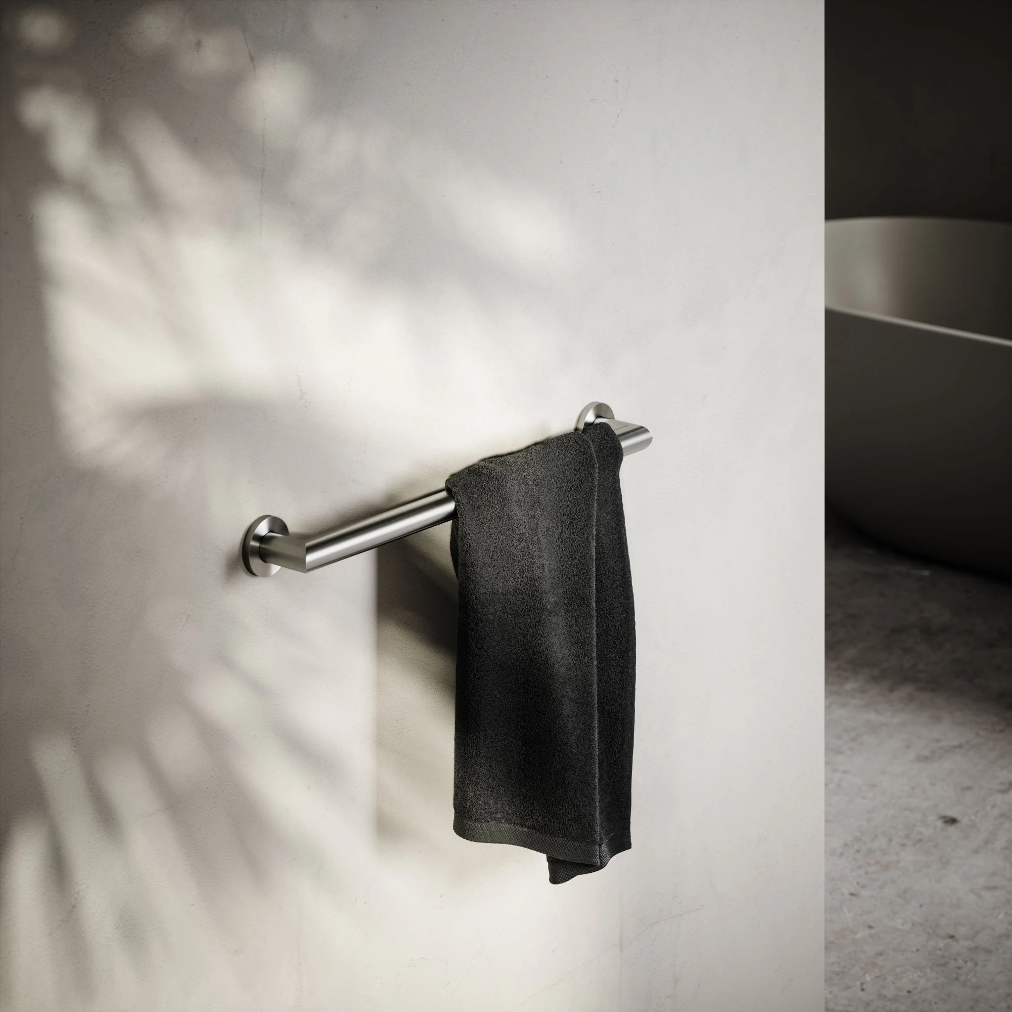 Mayfair Brushed Stainless Doc M Grab Rail 600mm - Image 3