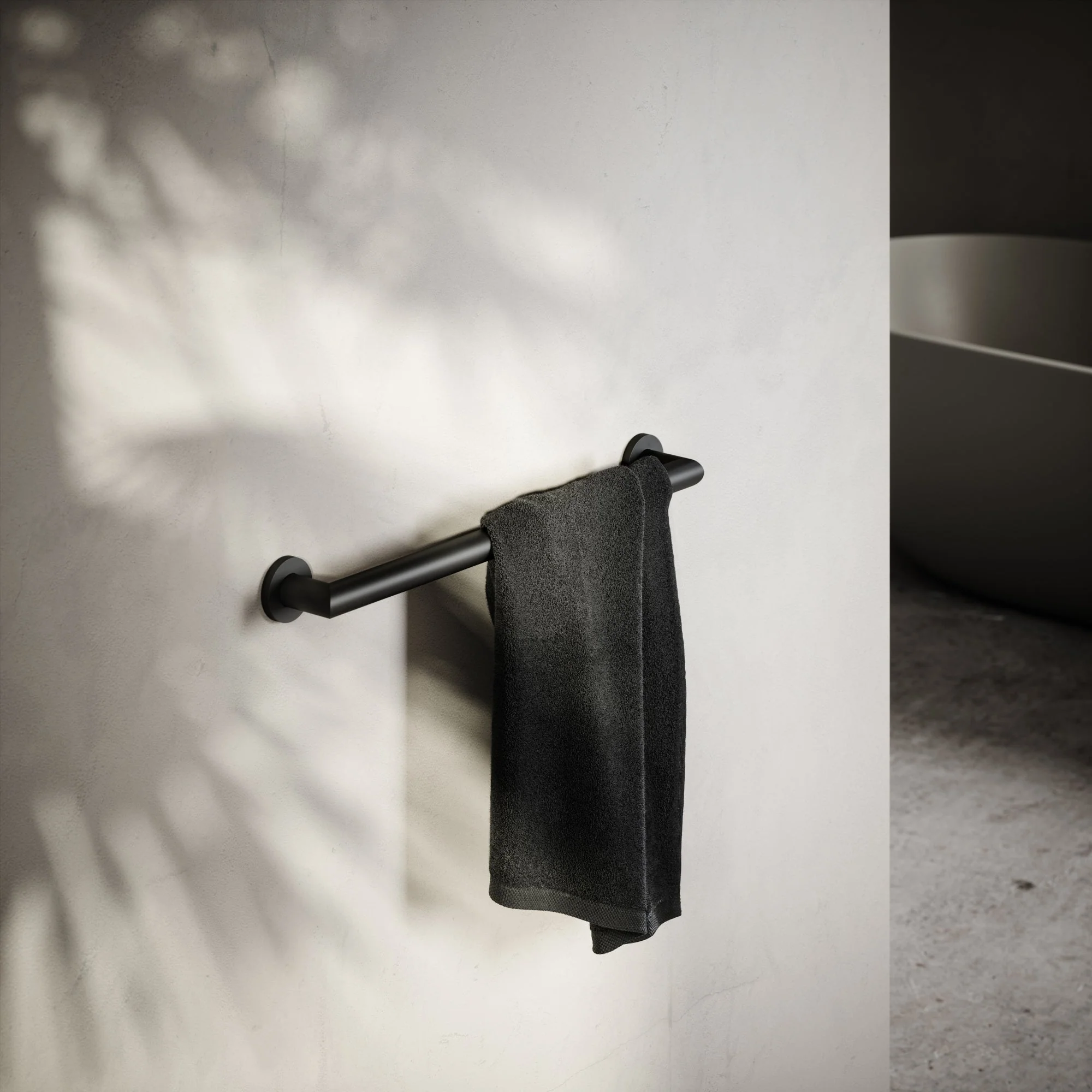 Mayfair Matte Black Doc M Grab Rail 600mm - Image 3